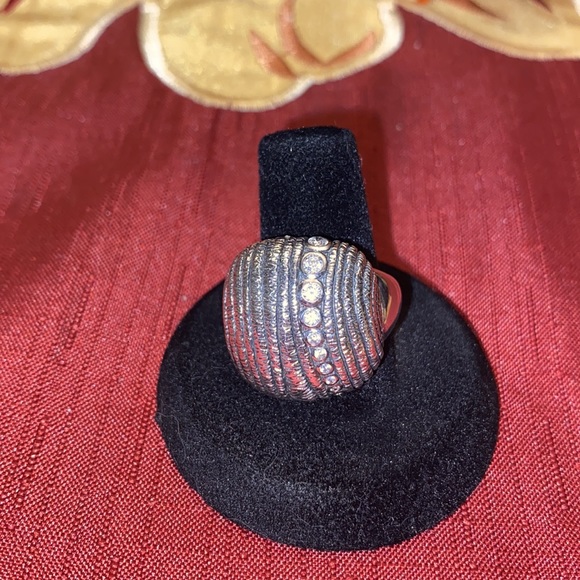 .925 Sterling silver and cubic zirconia ring - Picture 8 of 9